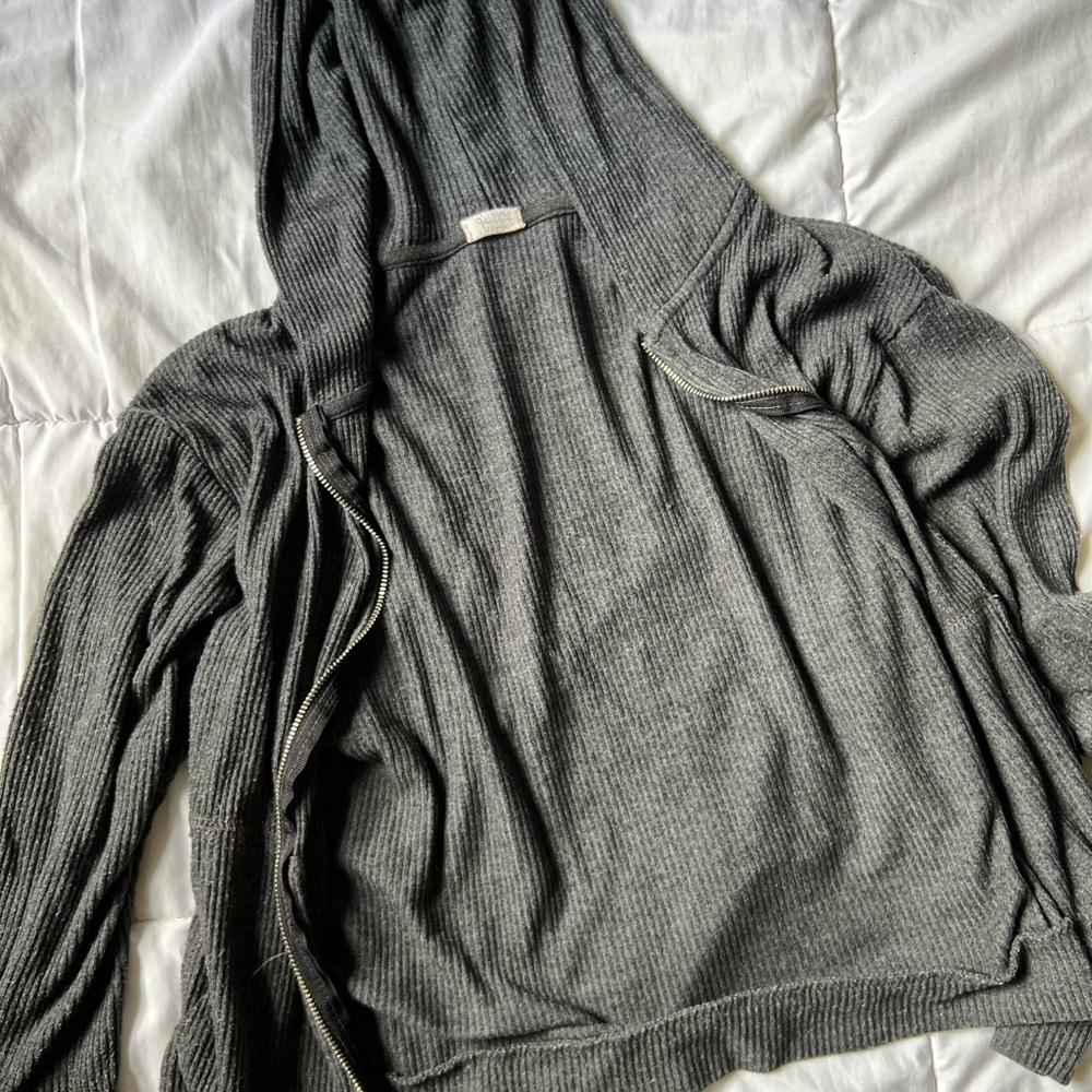 Gray Hooded Sweater